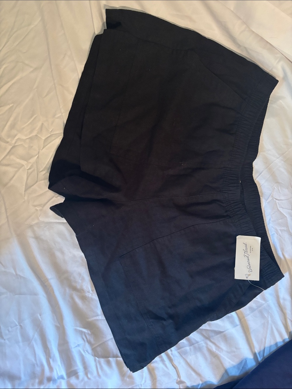 Universal Thread Black Linen Shorts